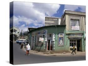 Street Scene, Addis Ababa, Ethiopia, Africa-Jane Sweeney-Stretched Canvas