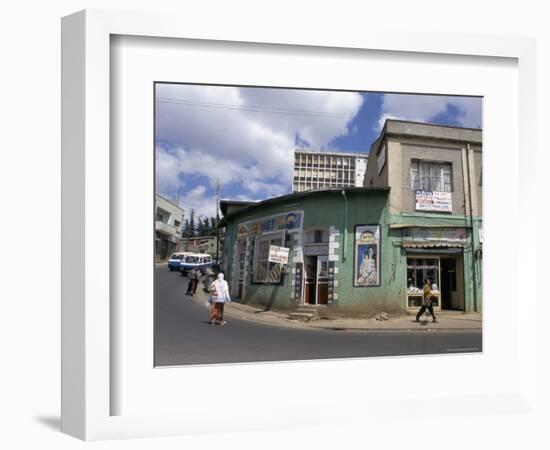 Street Scene, Addis Ababa, Ethiopia, Africa-Jane Sweeney-Framed Photographic Print