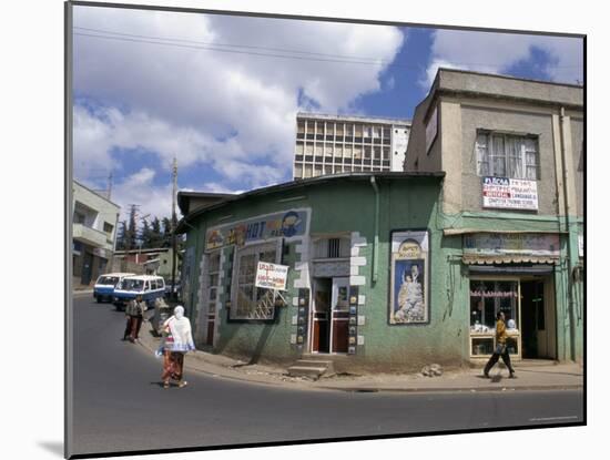 Street Scene, Addis Ababa, Ethiopia, Africa-Jane Sweeney-Mounted Photographic Print