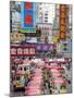 Street Scene and Mini Bus Station, Mong Kok, Kowloon, Hong Kong, China, Asia-Gavin Hellier-Mounted Photographic Print
