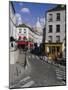Street Scene and the Dome of the Basilica of Sacre Coeur, Montmartre, Paris, France, Europe-Gavin Hellier-Mounted Photographic Print