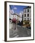 Street Scene and the Dome of the Basilica of Sacre Coeur, Montmartre, Paris, France, Europe-Gavin Hellier-Framed Photographic Print