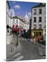 Street Scene and the Dome of the Basilica of Sacre Coeur, Montmartre, Paris, France, Europe-Gavin Hellier-Mounted Photographic Print