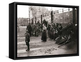 Street Scene, Antwerp, 1898-James Batkin-Framed Stretched Canvas