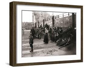 Street Scene, Antwerp, 1898-James Batkin-Framed Photographic Print