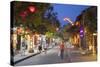 Street Scene at Dusk, Hoi An, Quang Nam, Vietnam, Indochina, Southeast Asia, Asia-Ian Trower-Stretched Canvas