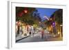 Street Scene at Dusk, Hoi An, Quang Nam, Vietnam, Indochina, Southeast Asia, Asia-Ian Trower-Framed Photographic Print