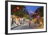 Street Scene at Dusk, Hoi An, Quang Nam, Vietnam, Indochina, Southeast Asia, Asia-Ian Trower-Framed Photographic Print