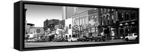 Street Scene at Dusk, Nashville, Tennessee, USA-null-Framed Stretched Canvas