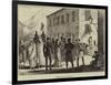 Street Scene at Gibraltar-null-Framed Giclee Print