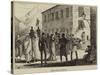 Street Scene at Gibraltar-null-Stretched Canvas
