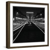 Street Scene at Night, 1950-Paul Almasy-Framed Giclee Print