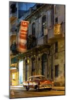 Street Scene at Night Lit by Artificial Lighting-Lee Frost-Mounted Photographic Print