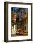 Street Scene at Night Lit by Artificial Lighting-Lee Frost-Framed Photographic Print