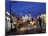 Street Scene at Night, Olinda, Pernambuco, Brazil, South America-Yadid Levy-Mounted Photographic Print