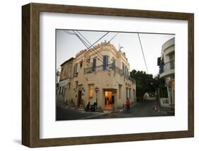 Street Scene at the Trendy Neve Tzedek Neighbourhood, Tel Aviv, Israel, Middle East-Yadid Levy-Framed Photographic Print