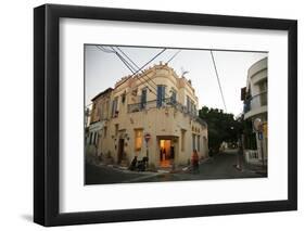 Street Scene at the Trendy Neve Tzedek Neighbourhood, Tel Aviv, Israel, Middle East-Yadid Levy-Framed Photographic Print