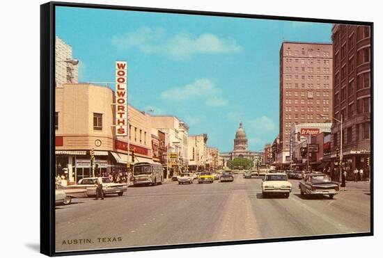 Street Scene, Austin, Texas-null-Framed Stretched Canvas