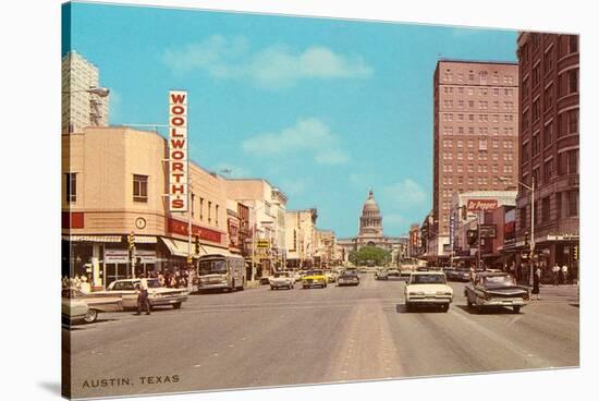 Street Scene, Austin, Texas-null-Stretched Canvas