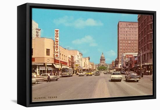 Street Scene, Austin, Texas-null-Framed Stretched Canvas