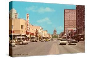 Street Scene, Austin, Texas-null-Stretched Canvas