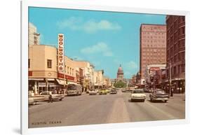 Street Scene, Austin, Texas-null-Framed Art Print