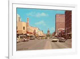 Street Scene, Austin, Texas-null-Framed Premium Giclee Print