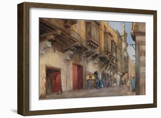 Street Scene, Bab-El-Sharia, Cairo-Walter Spencer-Stanhope Tyrwhitt-Framed Giclee Print