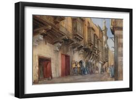 Street Scene, Bab-El-Sharia, Cairo-Walter Spencer-Stanhope Tyrwhitt-Framed Giclee Print