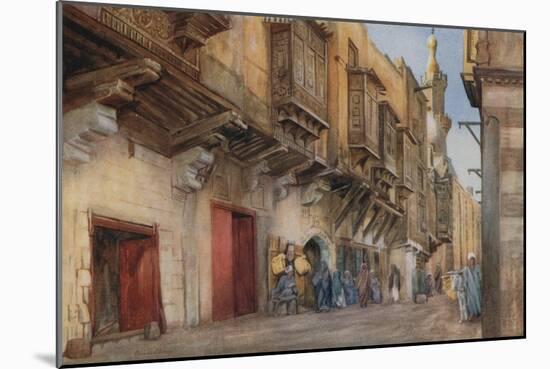 Street Scene, Bab-El-Sharia, Cairo-Walter Spencer-Stanhope Tyrwhitt-Mounted Giclee Print
