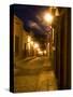 Street Scene Before Sunrise, San Miguel De Allende, Mexico-Nancy Rotenberg-Stretched Canvas