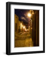 Street Scene Before Sunrise, San Miguel De Allende, Mexico-Nancy Rotenberg-Framed Photographic Print