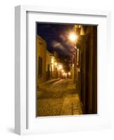 Street Scene Before Sunrise, San Miguel De Allende, Mexico-Nancy Rotenberg-Framed Photographic Print