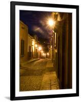 Street Scene Before Sunrise, San Miguel De Allende, Mexico-Nancy Rotenberg-Framed Photographic Print