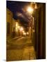 Street Scene Before Sunrise, San Miguel De Allende, Mexico-Nancy Rotenberg-Mounted Photographic Print