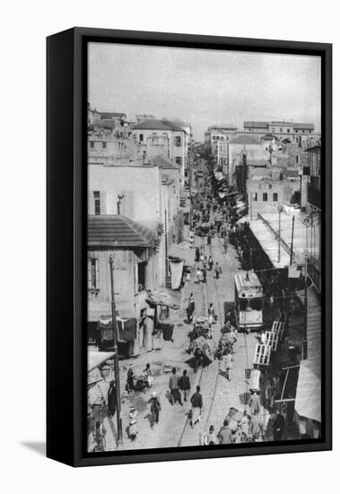 Street Scene, Beirut, Lebanon, C1924-Ewing Galloway-Framed Stretched Canvas