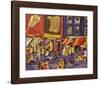 Street Scene (Boy with Kite), 1962-Jacob Lawrence-Framed Art Print