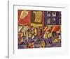 Street Scene (Boy with Kite), 1962-Jacob Lawrence-Framed Art Print