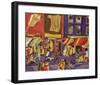 Street Scene (Boy with Kite), 1962-Jacob Lawrence-Framed Giclee Print