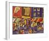 Street Scene (Boy with Kite), 1962-Jacob Lawrence-Framed Giclee Print