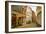 Street scene, Bruges, West Flanders, Belgium.-Michael DeFreitas-Framed Photographic Print