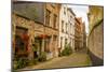 Street scene, Bruges, West Flanders, Belgium.-Michael DeFreitas-Mounted Photographic Print