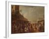 'Street Scene', c1720, (1938)-Franz de Paula Ferg-Framed Giclee Print