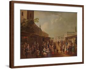 'Street Scene', c1720, (1938)-Franz de Paula Ferg-Framed Giclee Print