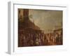 'Street Scene', c1720, (1938)-Franz de Paula Ferg-Framed Giclee Print