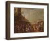 'Street Scene', c1720, (1938)-Franz de Paula Ferg-Framed Giclee Print