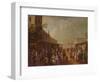 'Street Scene', c1720, (1938)-Franz de Paula Ferg-Framed Giclee Print