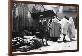 Street Scene, Casablanca, Morocco, C1920s-C1930s-null-Framed Giclee Print