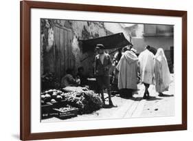 Street Scene, Casablanca, Morocco, C1920s-C1930s-null-Framed Giclee Print
