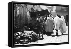 Street Scene, Casablanca, Morocco, C1920s-C1930s-null-Framed Stretched Canvas